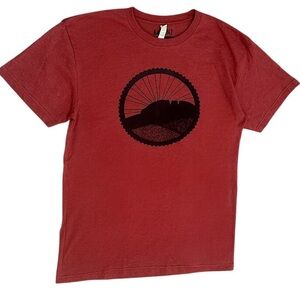 New Akinz Men's Mountain Park Organic Cotton Tee T-Shirt Size Large